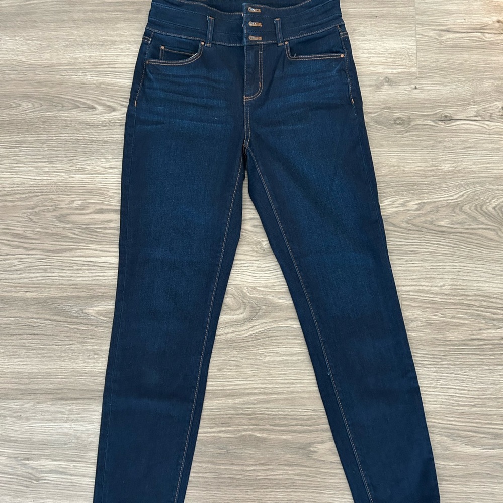 Ann Taylor High Rise Dark Indigo Jeans